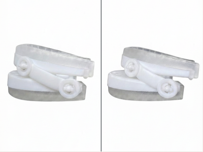 Adjust it 1 mm at a time. No dentist.
